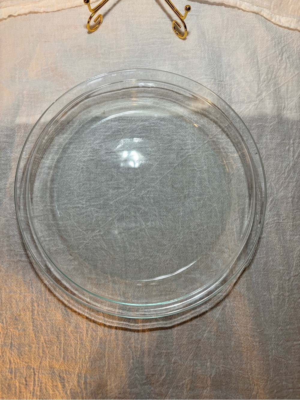 Vintage Clear Pyrex #209 23 cm Pie Plates-Lot of 2